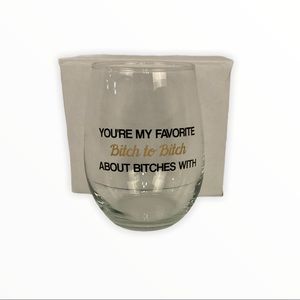 Stemless Wine Glass
